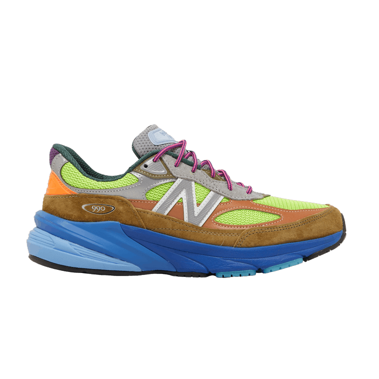 Action Bronson x New Balance 990v6 Made in USA 'Baklava' — Pixel Green/Dazzling Blue
