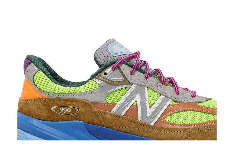 Action Bronson x New Balance 990v6 Made in USA 'Baklava' — Pixel Green/Dazzling Blue