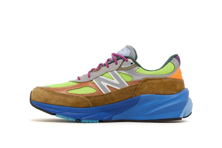 Action Bronson x New Balance 990v6 Made in USA 'Baklava' — Pixel Green/Dazzling Blue