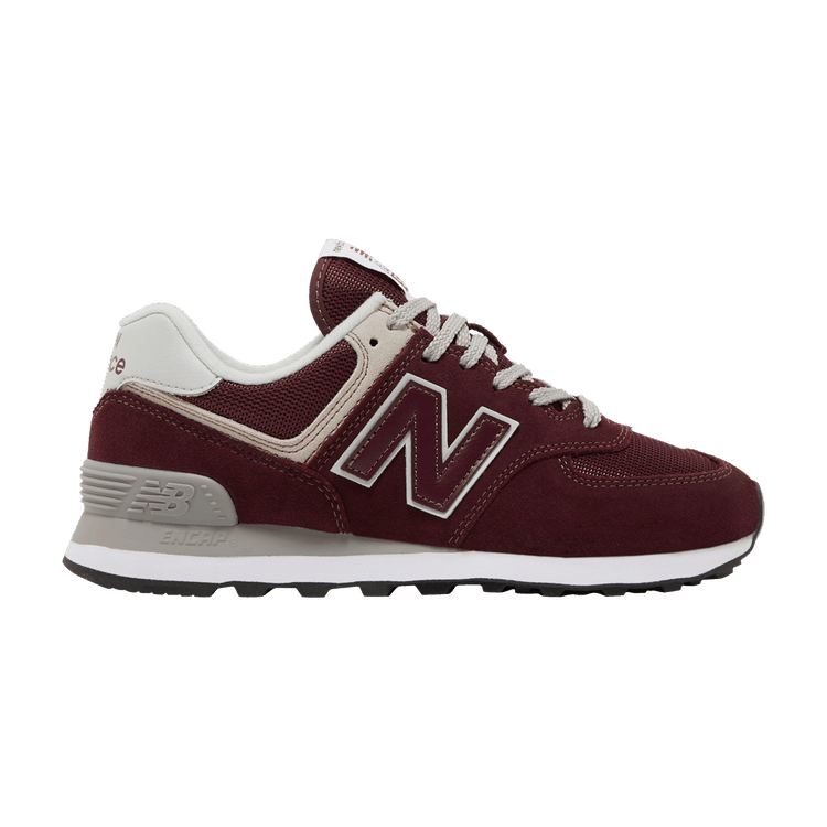 New Balance Wmns 574 'Core Pack - Burgundy' — Burgundy/White