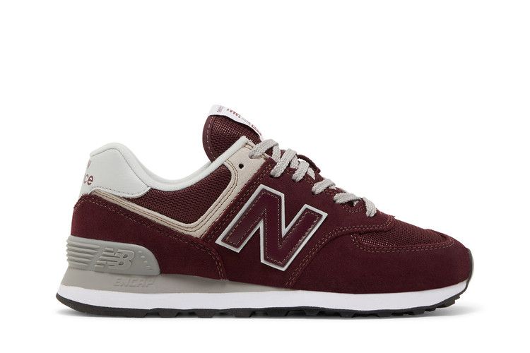 New Balance Wmns 574 'Core Pack - Burgundy' — Burgundy/White