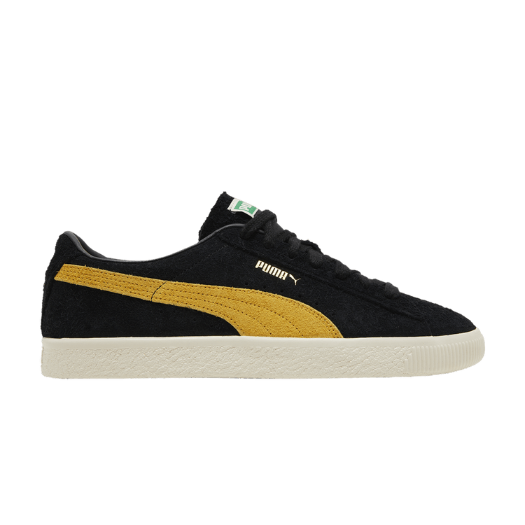 Puma Suede Vintage 'Hairy Suede - Black Mustard Seed' — Black/Mustard Seed/Frosted Ivory