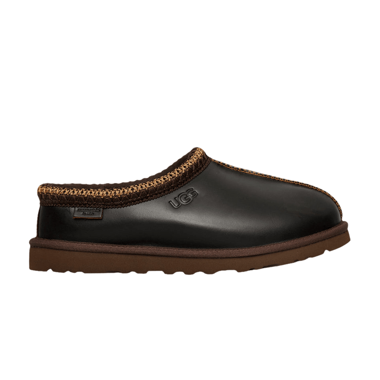 UGG Tasman Leather Regenerate Slipper 'Ironwood' — Ironwood