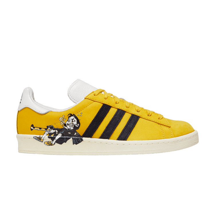 Kasina x Kim Jung Gi x adidas Campus 'The Master; With Friends' — Hazy Yellow/Core Black/Cream White