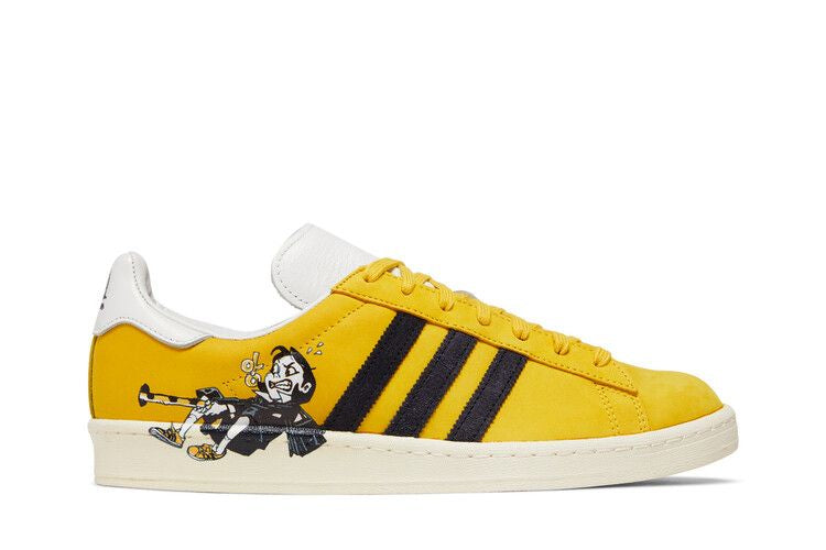 Kasina x Kim Jung Gi x adidas Campus 'The Master; With Friends' — Hazy Yellow/Core Black/Cream White