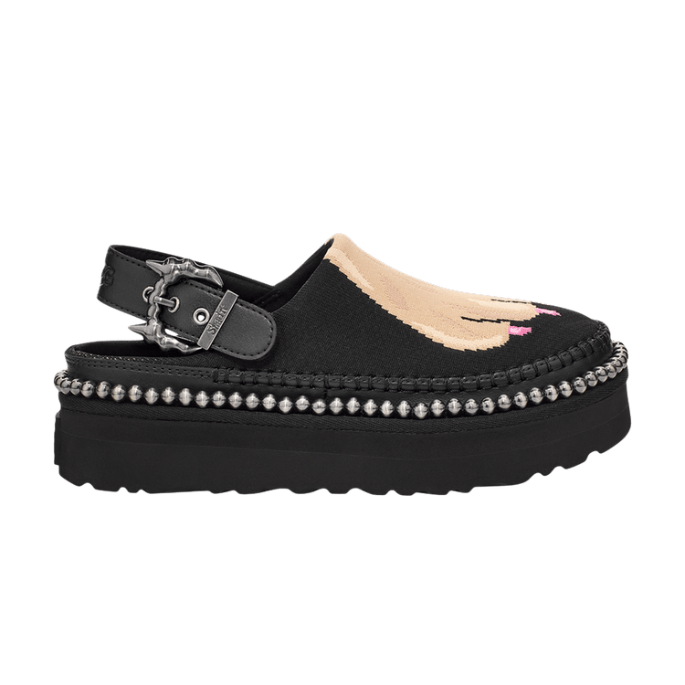 Collina Strada x UGG Wmns Clog 'Black Dog' — Black