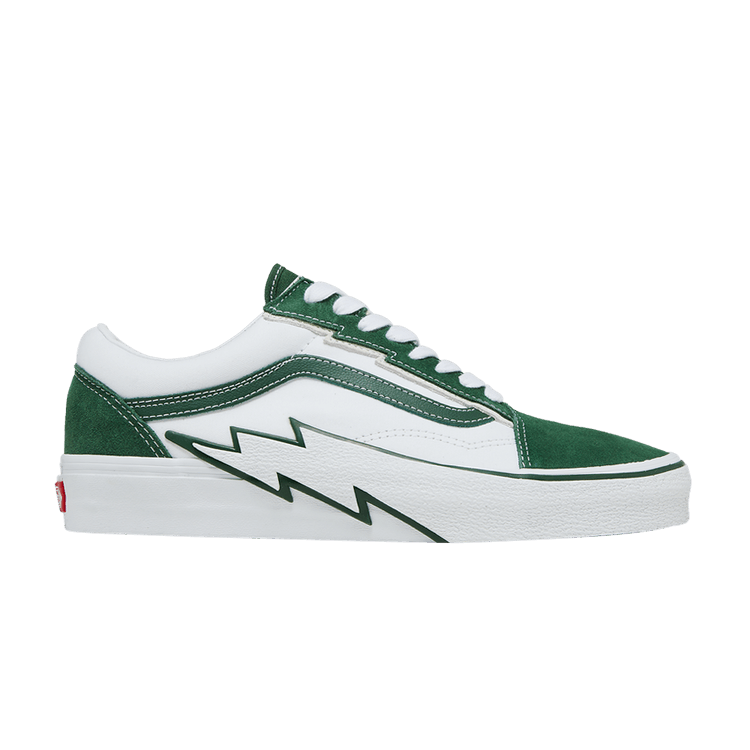 Vans Old Skool 'Bolt - Green' — Green/True White