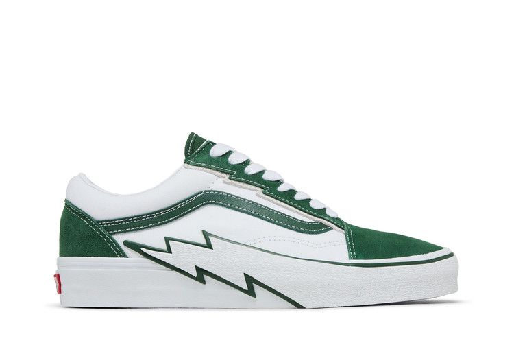 Vans Old Skool 'Bolt - Green' — Green/True White