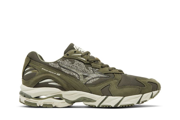 Mizuno Maharishi x Wave Rider 10 'Fire Phoenix' — Deep Depths/Papyrus/Deep Depths