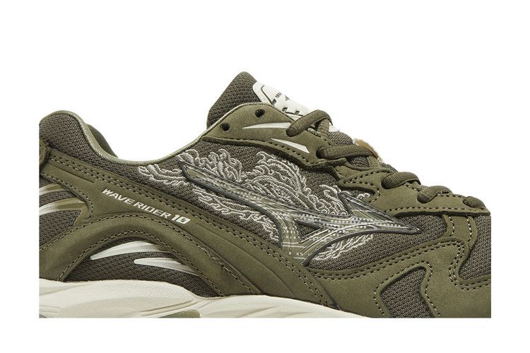 Mizuno Maharishi x Wave Rider 10 'Fire Phoenix' — Deep Depths/Papyrus/Deep Depths