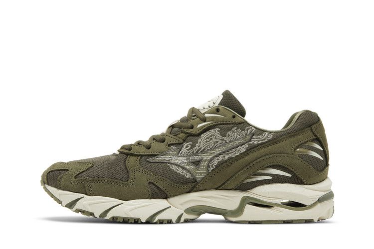 Mizuno Maharishi x Wave Rider 10 'Fire Phoenix' — Deep Depths/Papyrus/Deep Depths