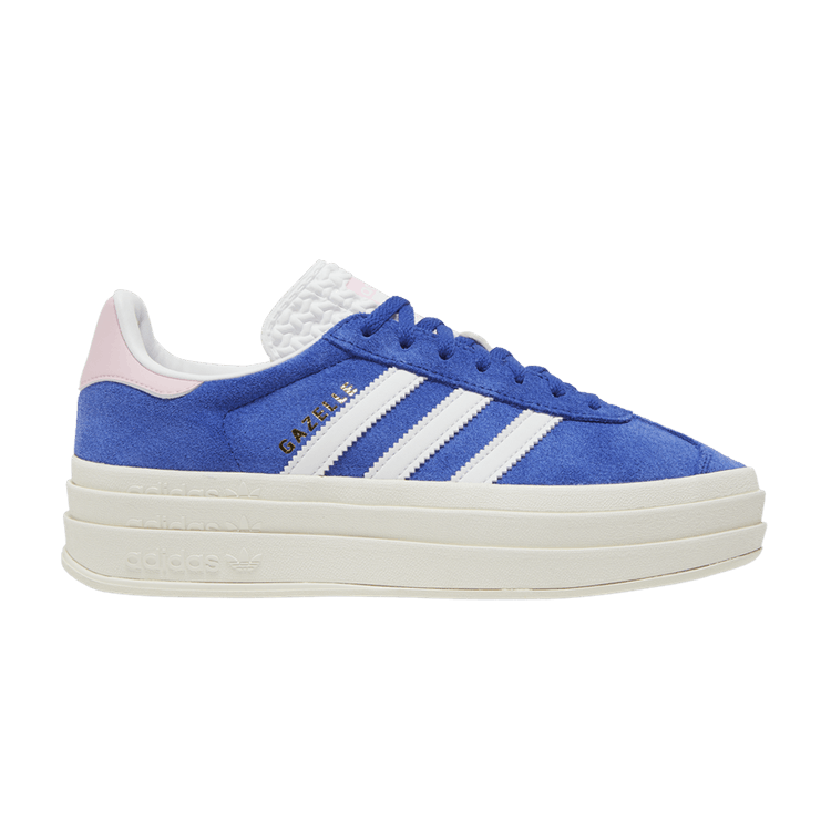 adidas Wmns Gazelle Bold 'Lucid Blue Pink' — True Pink/Semi Lucid Blue/Core White