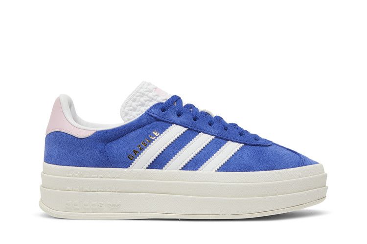 adidas Wmns Gazelle Bold 'Lucid Blue Pink' — True Pink/Semi Lucid Blue/Core White