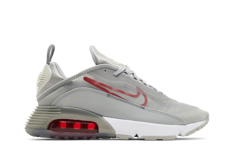 Nike Air Max 2090 'Smoke Grey University Red' — Light Smoke Grey/University Red (2)
