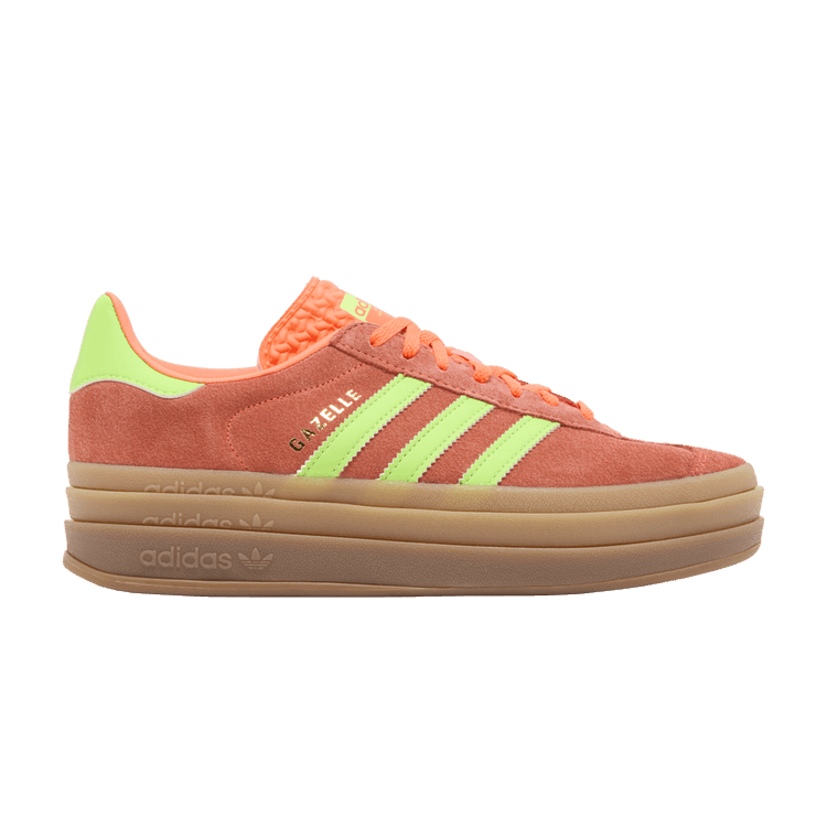 adidas Wmns Gazelle Bold 'Solar Orange Green' — Solar Orange/Solar Green/Gum M2