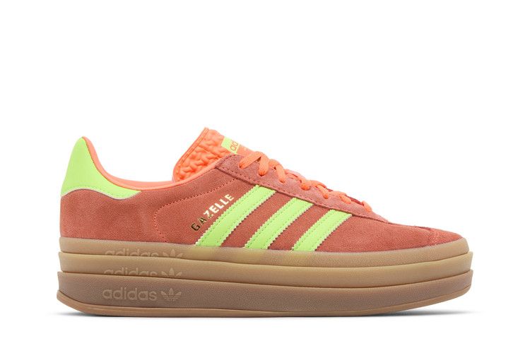 adidas Wmns Gazelle Bold 'Solar Orange Green' — Solar Orange/Solar Green/Gum M2