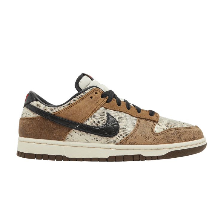 Nike Dunk Low Premium CO.JP 'Brown Snakeskin' — Natural/Black/Ale Brown/Pecan/Dark Driftwood/University Red