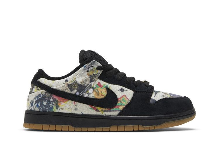 Supreme x Nike Dunk Low SB 'Rammellzee' — Black/Black/Multi-Color (2)