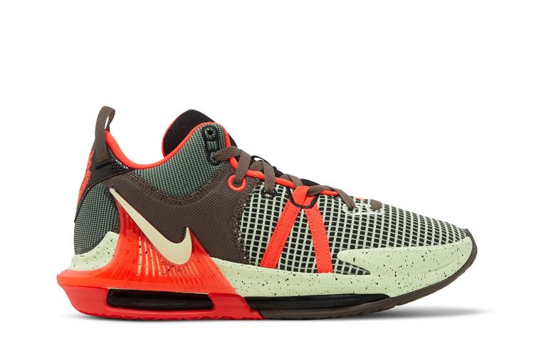 Nike LeBron Witness 7 'Bright Crimson Alligator' — Black/Bright Crimson/Alligator/Barely Volt (2)