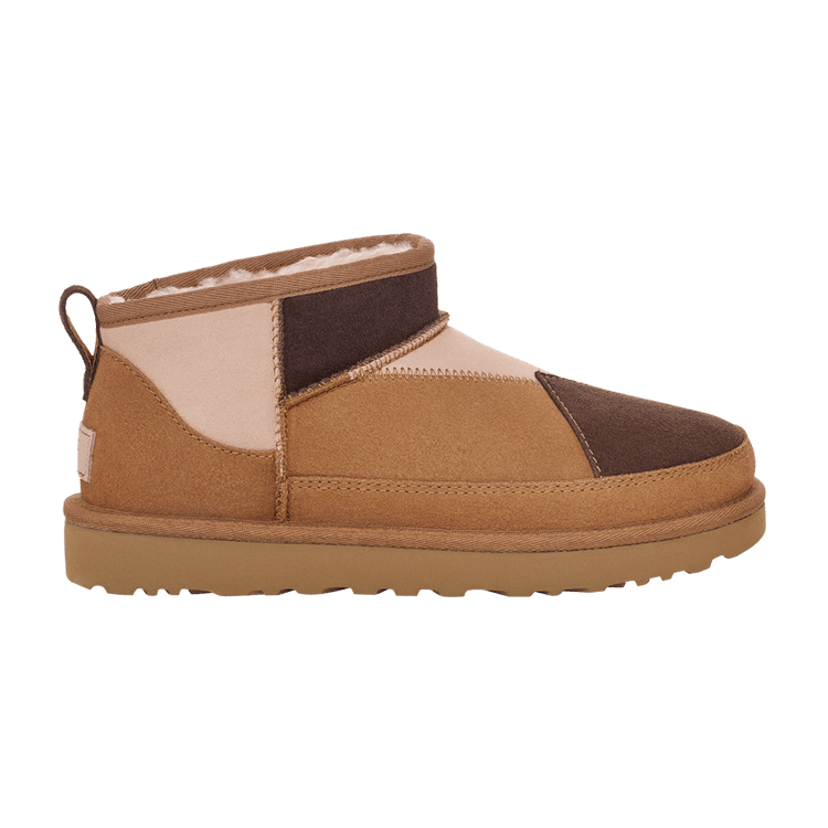 UGG Wmns Classic Ultra Mini Boot Reimagined 'Chestnut Multi-Color' — Chestnut/Multi