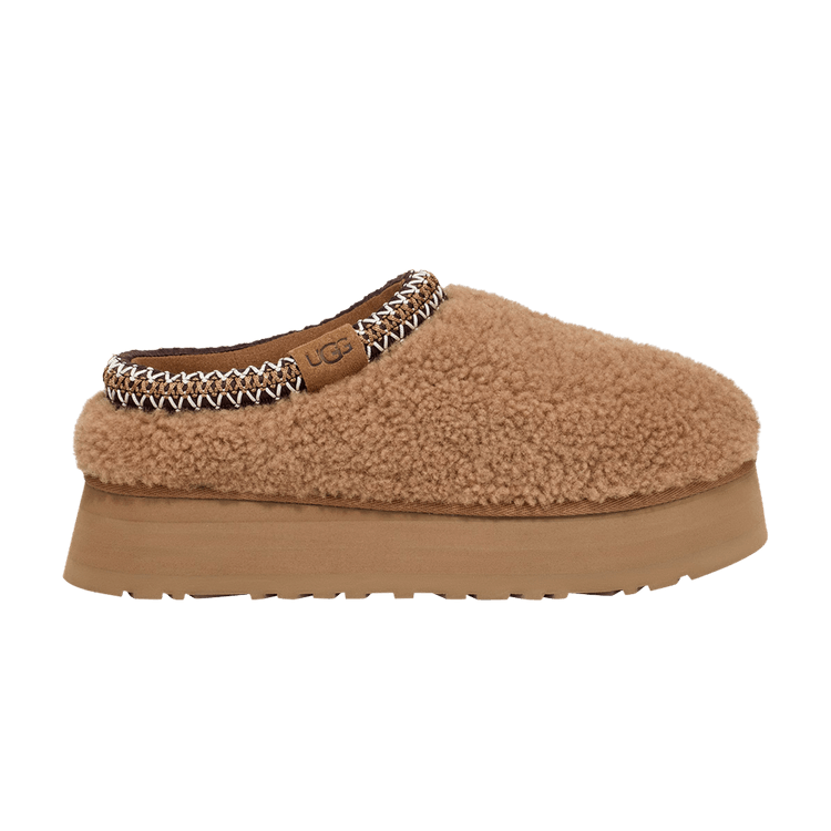 UGG Wmns Tazz Slipper 'Maxi Curly - Chestnut' — Chestnut