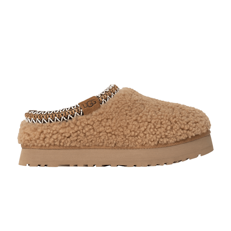 UGG Maxi Curly Tazz Slipper Kids 'Chestnut' — Chestnut