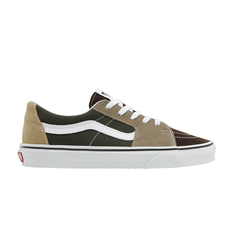 Vans Sk8-Low 'Color Block - Demitasse' — Demitasse/True White