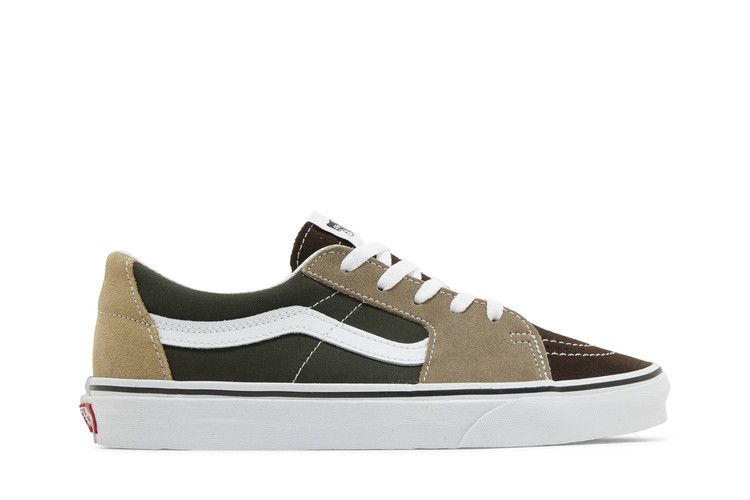 Vans Sk8-Low 'Color Block - Demitasse' — Demitasse/True White