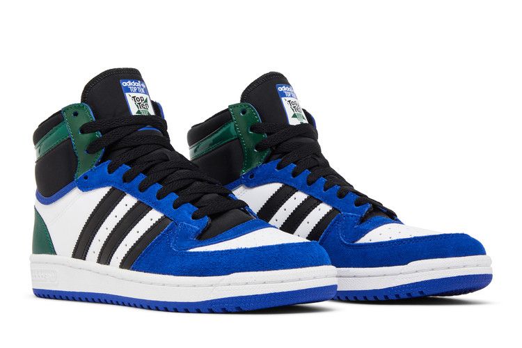 Adidas Top Ten RB 'Lucid Blue Green' — Semi Lucid Blue/Core Black/Dark Green