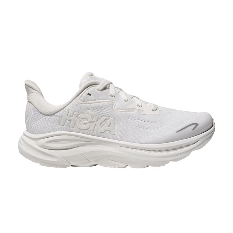 HOKA Clifton 10 Big Kids 'Triple White' — White/White