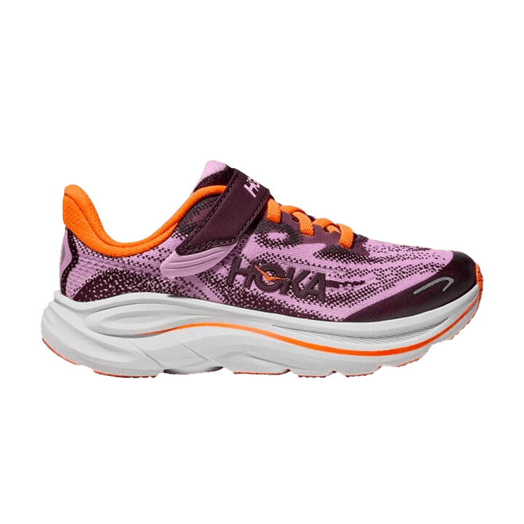 HOKA Clifton 10 Little Kids 'Flower Nectar Cosmic Grey' — Flower Nectar/Cosmic Grey