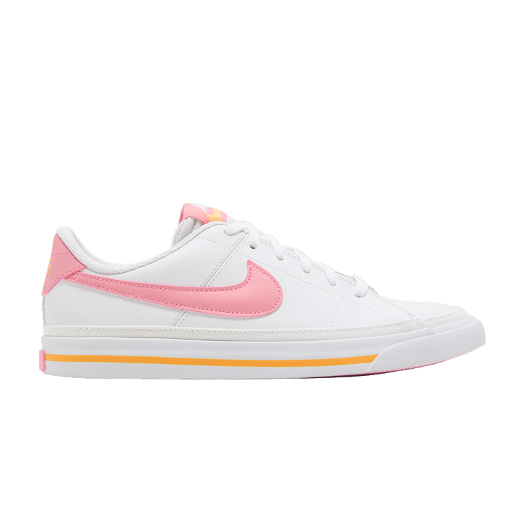 Nike Court Legacy GS 'White Coral Chalk' — White/Laser Orange/Coral Chalk