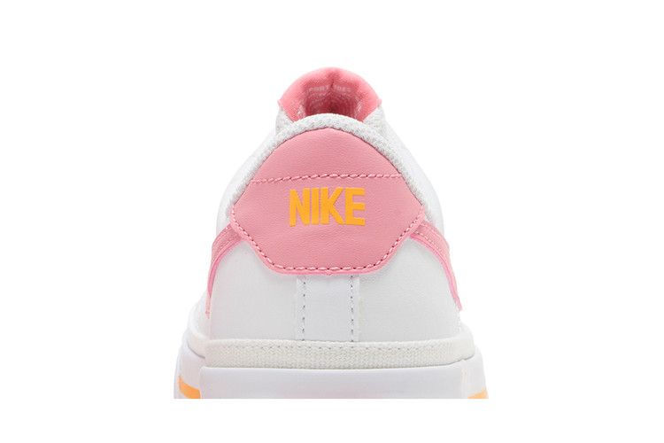 Nike Court Legacy GS 'White Coral Chalk' — White/Laser Orange/Coral Chalk (8)