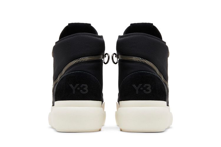 adidas Y-3 Ajatu Court High 'Black Off White' — Black/Black/Off White