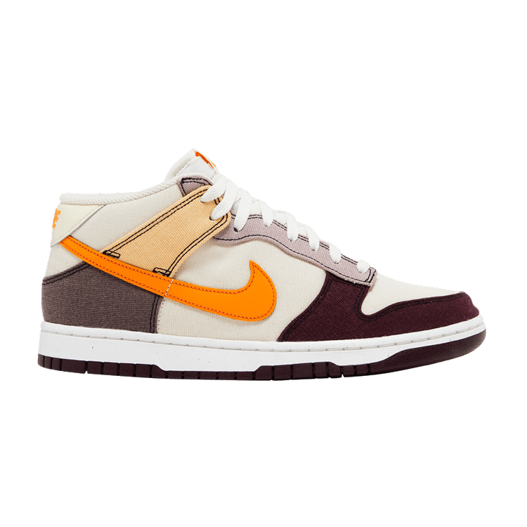 Nike Dunk Mid 'Plum Coconut Milk' — Coconut Milk/Celestial Gold/Plum Eclipse/Vivid Orange