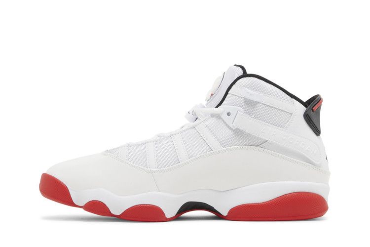 Air Jordan 6 Rings 'White University Red' — White/Black/University Red