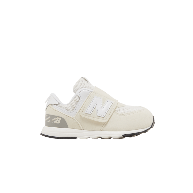 New Balance 574 New-B Hook &amp; Loop Toddler 'Nimbus Cloud' — Nimbus Cloud/White
