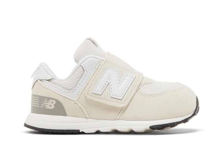 New Balance 574 New-B Hook &amp; Loop Toddler 'Nimbus Cloud' — Nimbus Cloud/White