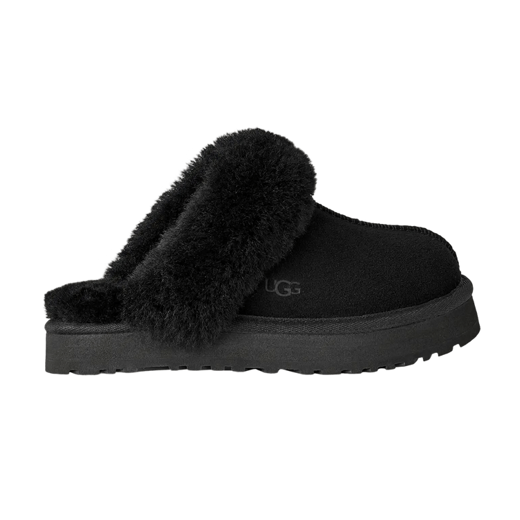 UGG Disquette Slipper Kids 'Black' — Black