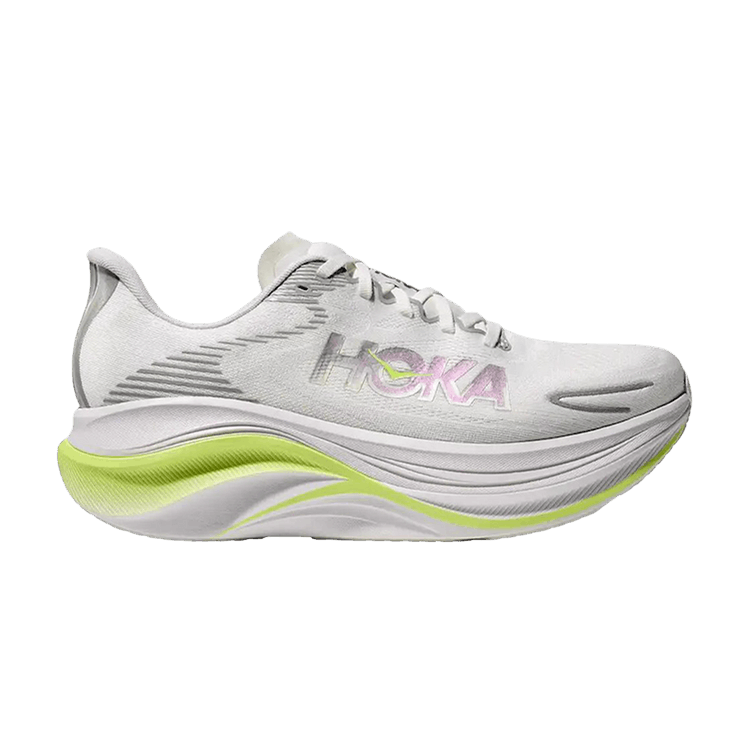 Hoka Skyward X 2 'White Neon Yuzu' — white / neon yuzu