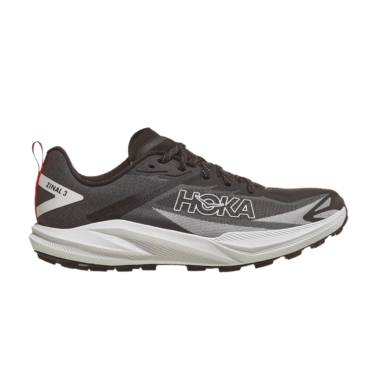 HOKA Zinal 3 'Black White' — Black/White