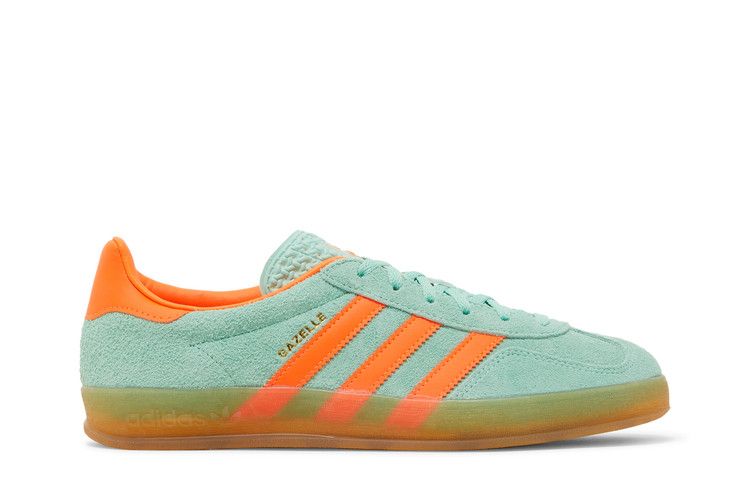 adidas Wmns Gazelle Indoor 'Pulse Mint Solar Orange' — Pulse Mint/Solar Orange/Gum Three