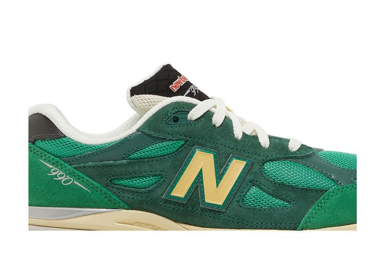 Teddy Santis x New Balance 990v3 Big Kid 'Green Gold' — Varsity Green/Team Forest Green