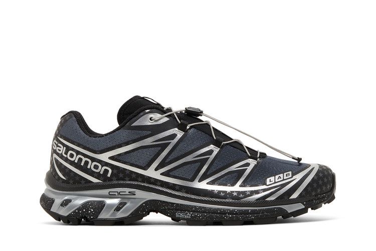 atmos x Salomon XT-6 'Stars Collide' — Black/Ebony/Silver Metallic X