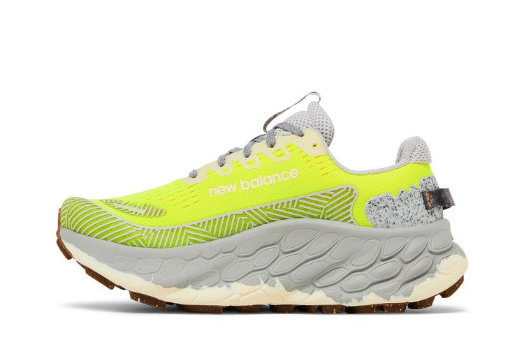 New Balance Wmns Fresh Foam X More Trail v3 Wide 'Yellow Concrete' — Yellow/Concrete