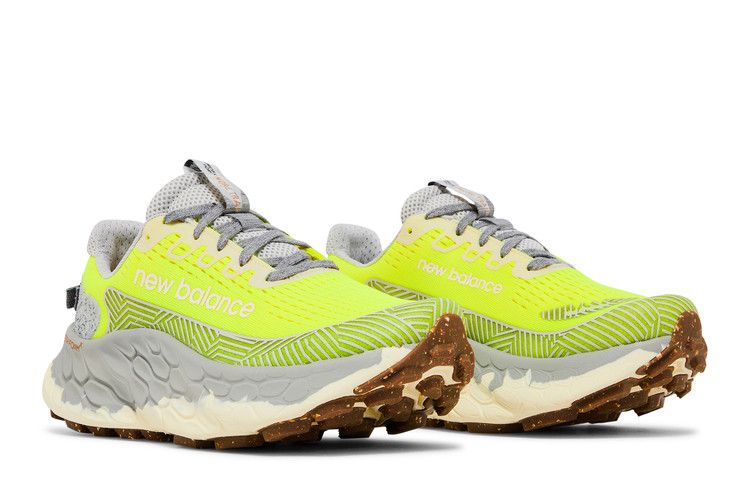 New Balance Wmns Fresh Foam X More Trail v3 Wide 'Yellow Concrete' — Yellow/Concrete