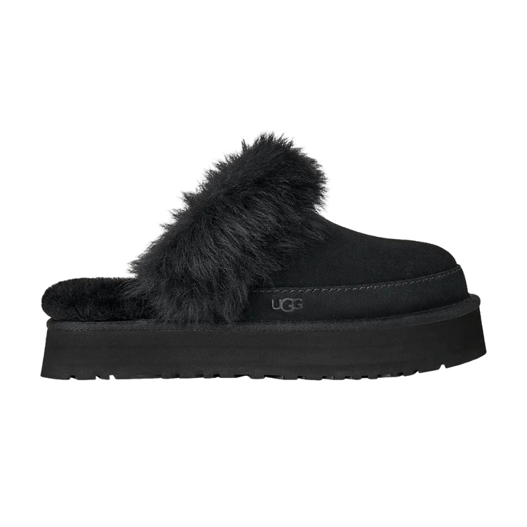 UGG Wmns Disquette Chalet Sandal 'Black' — Black
