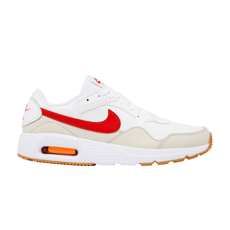 Nike Air Max SC 'White Picante Red' — White/Light Orewood Brown/Gum Light Brown/Picante Red
