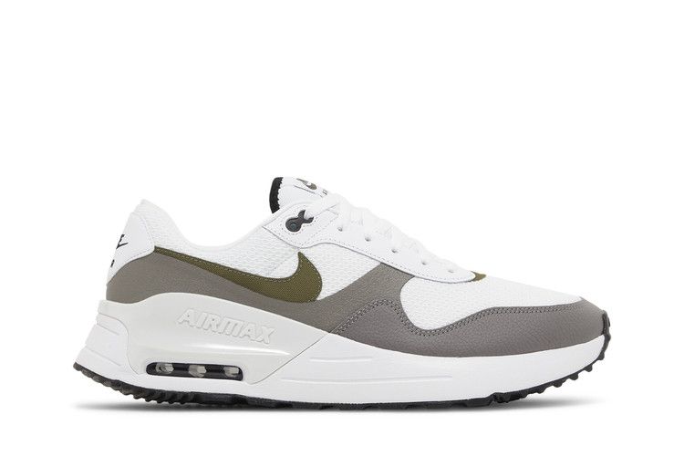 Nike Air Max SYSTM 'White Medium Olive' — White/Black/Flat Pewter/Medium Olive