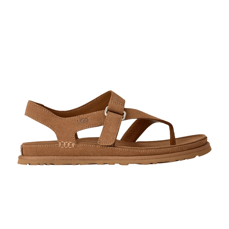 UGG Wmns GoldenGaze Toe Post 'Chestnut' — Chestnut